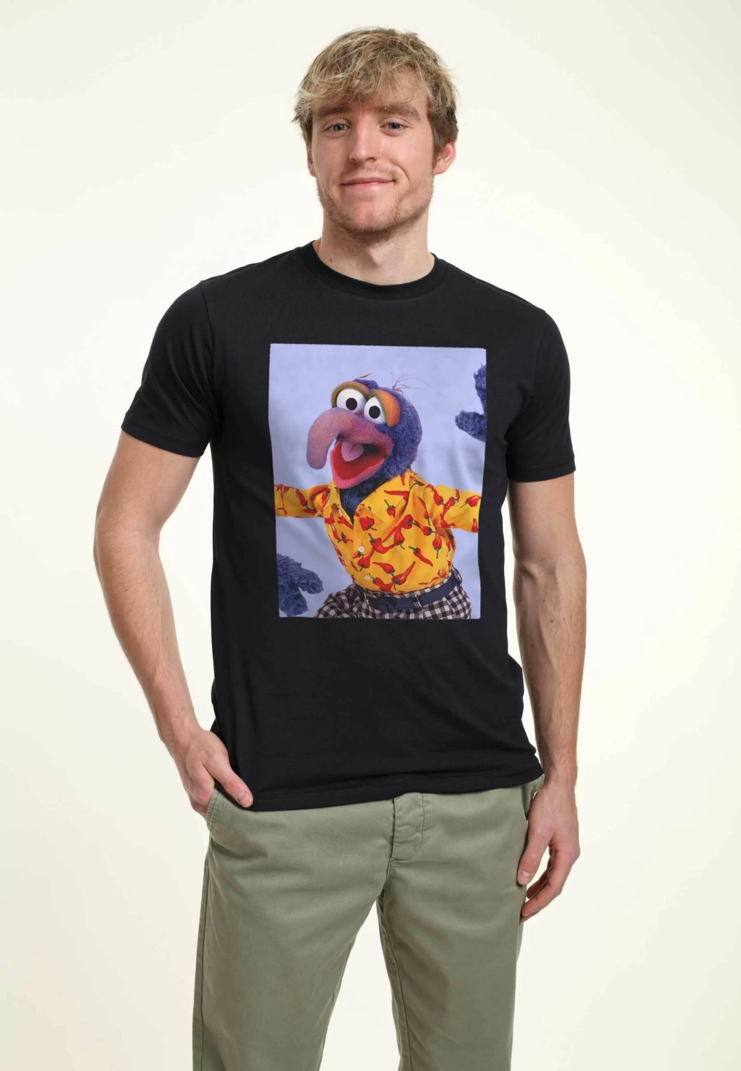 Disney Muppets Gonzo Meme Unisex - T-Shirt Print - Navy Blue - Afbeelding 3