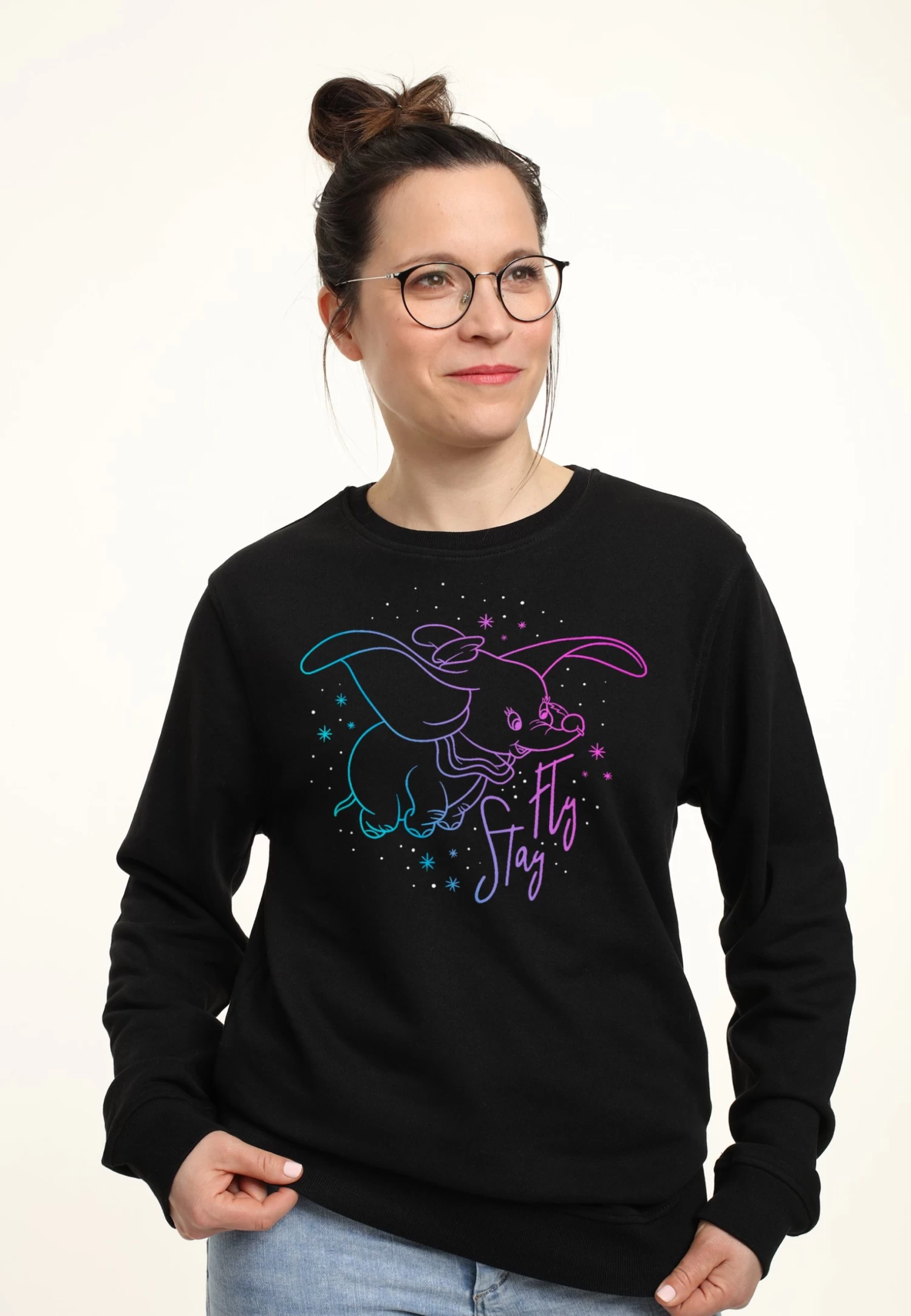 Disney Stay Fly Dumbo - Sweater - Black - Afbeelding 3