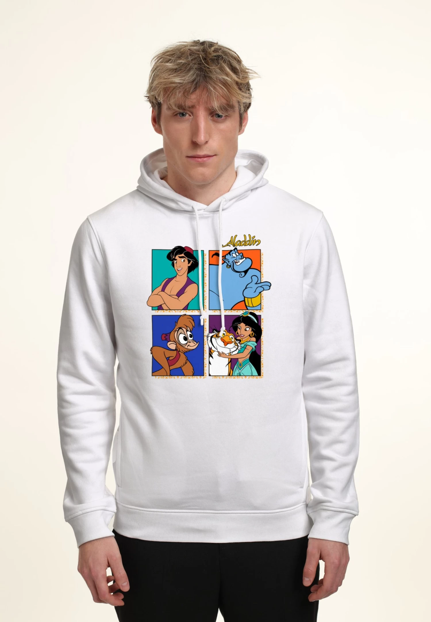 Disney Aladdin Aladdin Four - Hoodie - White - Afbeelding 4