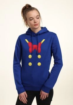 Disney Classic Mickey Donald - Hoodie - Royal Blue