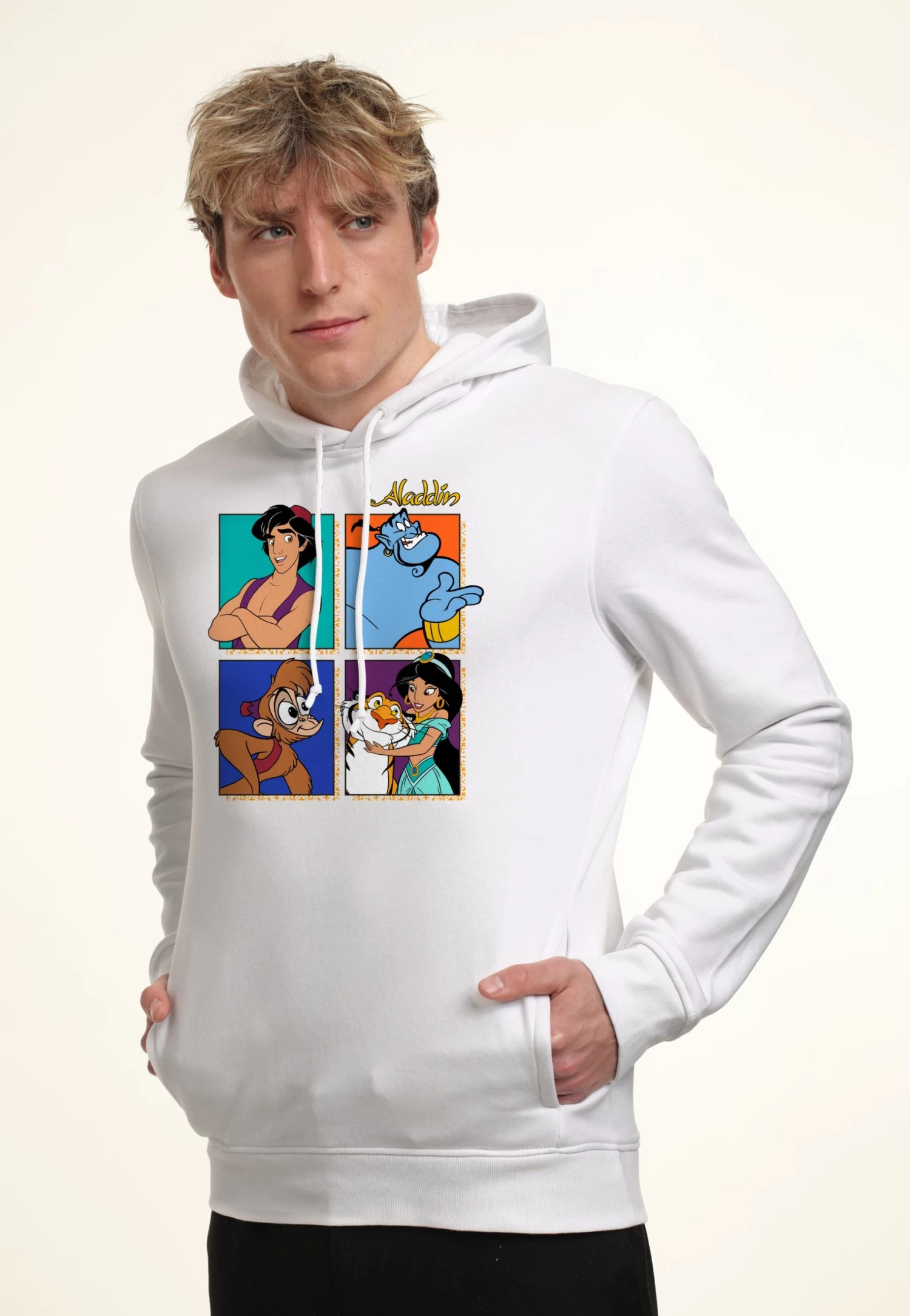 Disney Aladdin Aladdin Four - Hoodie - White