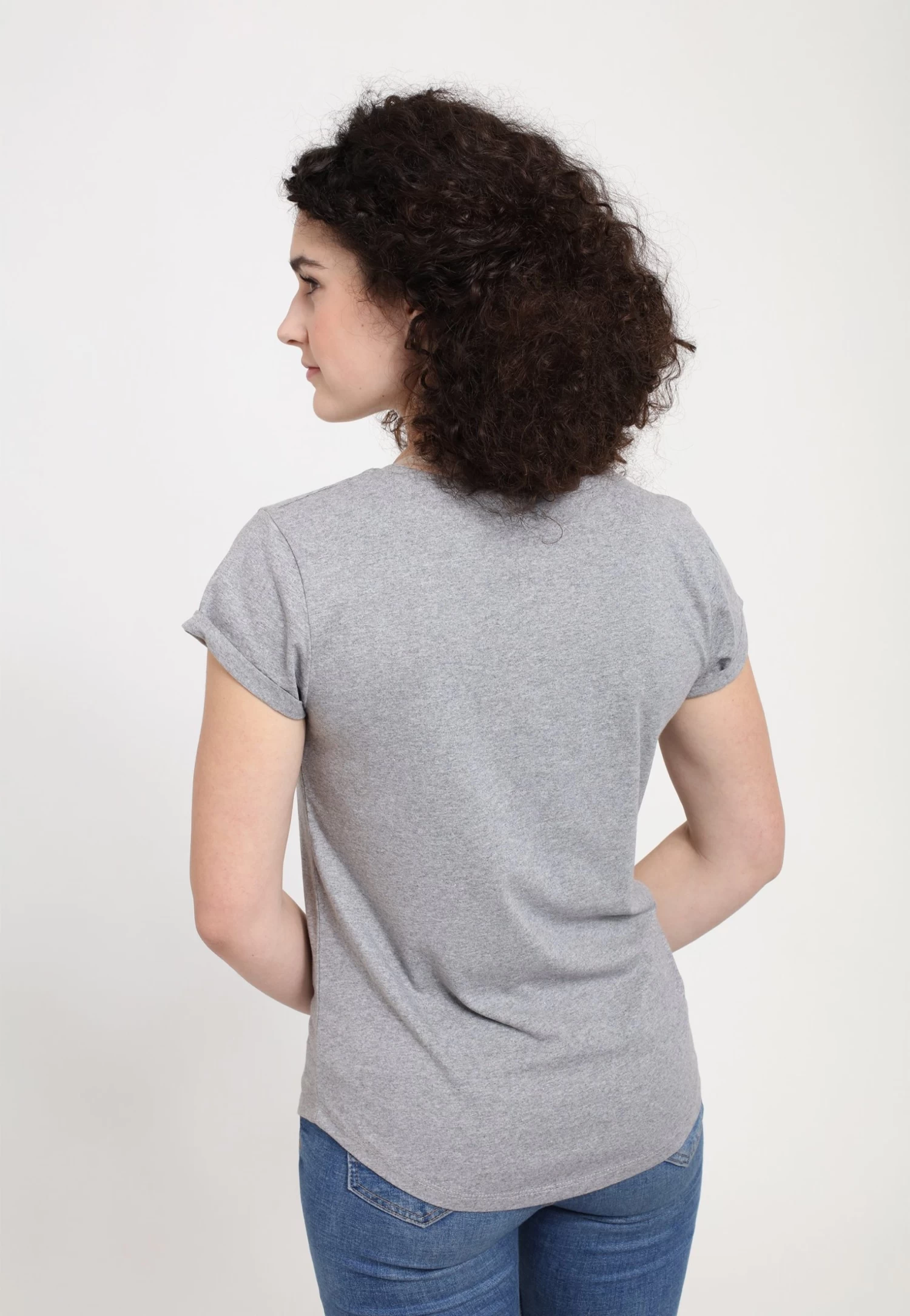 Disney Winnie The Pooh Basic Sketch Eeyore - T-Shirt Print - Melange Grey - Afbeelding 2