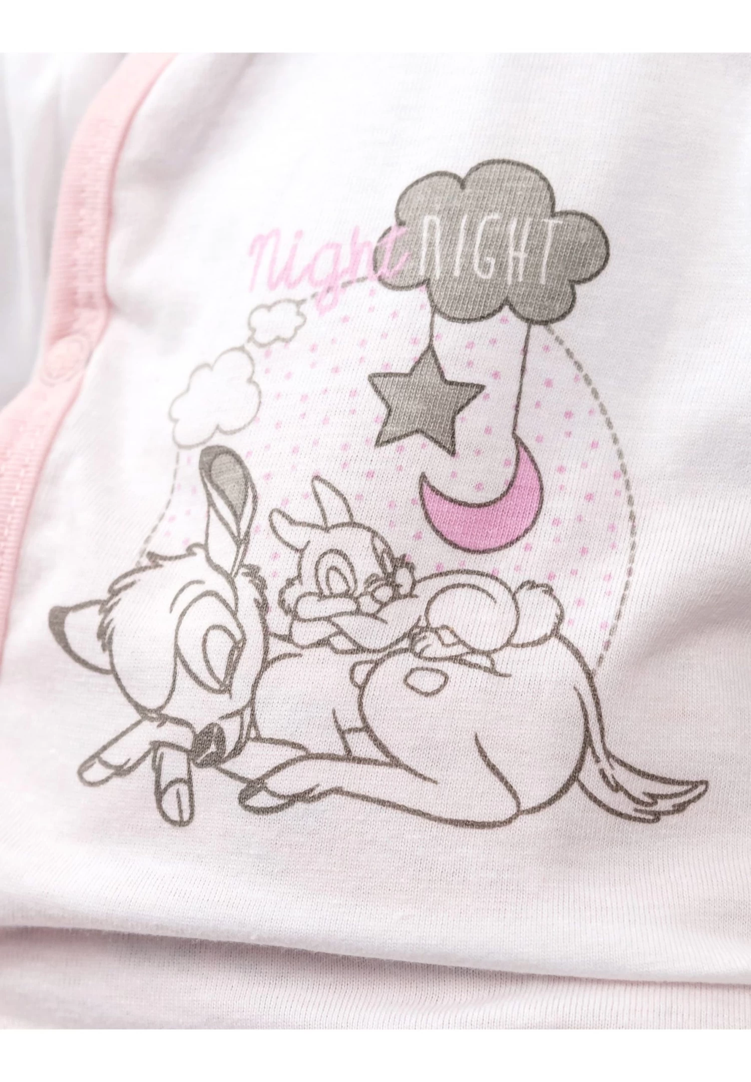 Disney 5Tlg Set Sweets Meets Disney - Pyjama - Weiß Rosa - Afbeelding 5