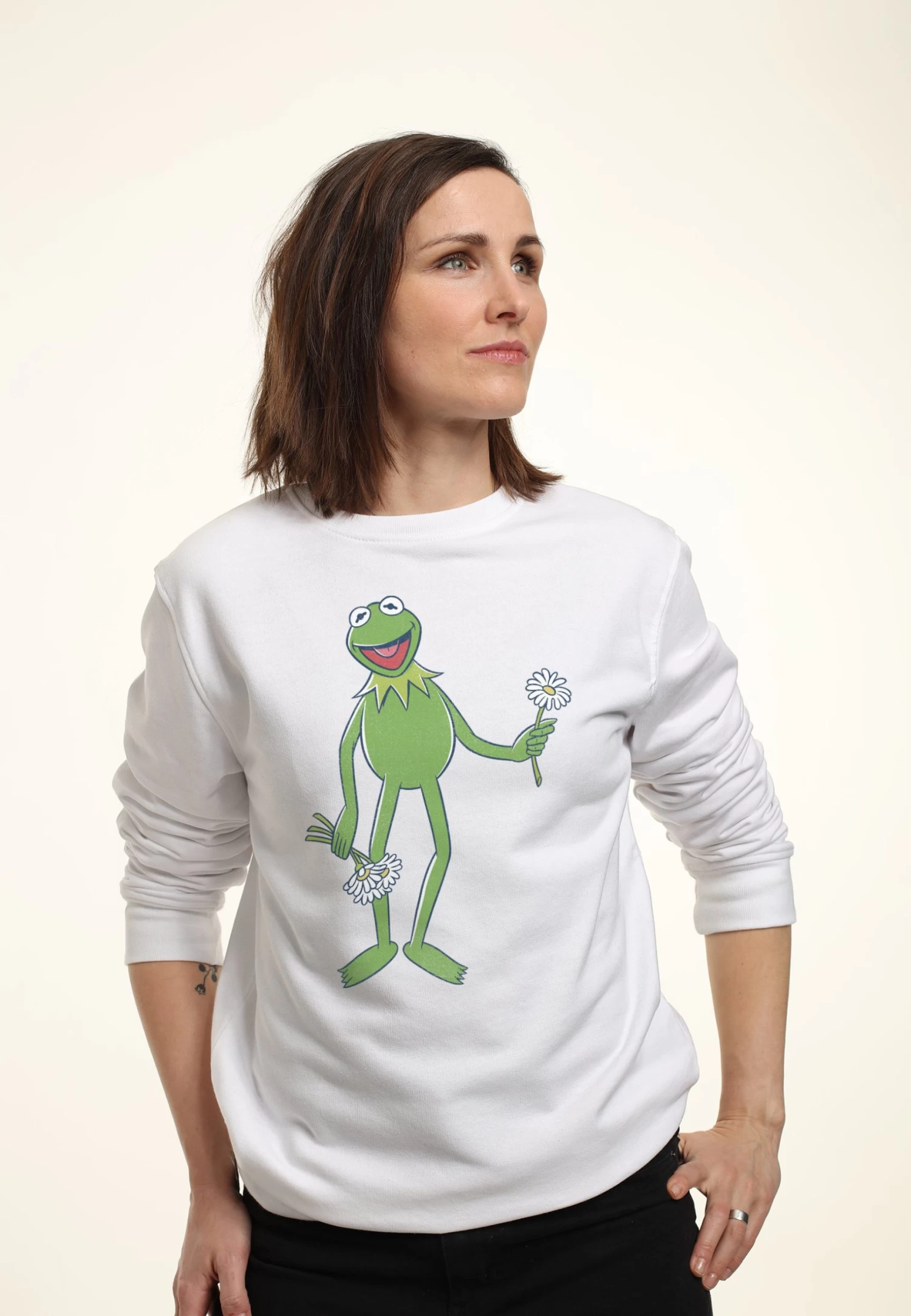 Disney Muppets Big Kermit - Sweater - White - Afbeelding 3