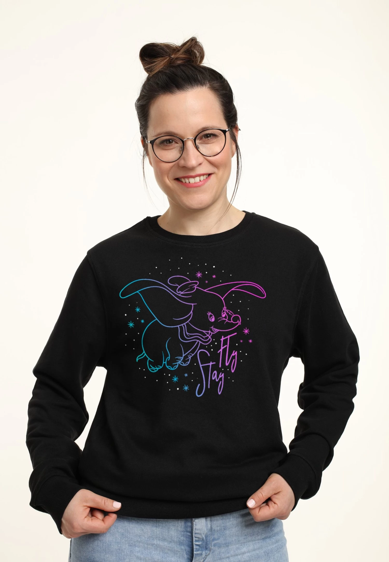 Disney Stay Fly Dumbo - Sweater - Black