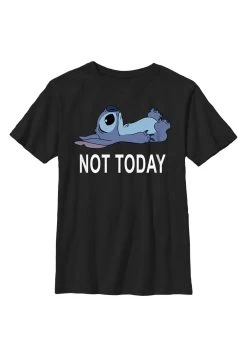 Disney Lilo & Stitch Not Today - T-Shirt Print - Black