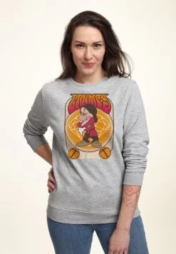 Disney Snow White And The Seven Dwarfs Grumpy Gig - Sweater - Heather Grey