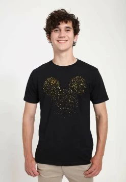 Disney Mickey Classic Mickey Confetti Fill Unisex - T-Shirt Print - Black