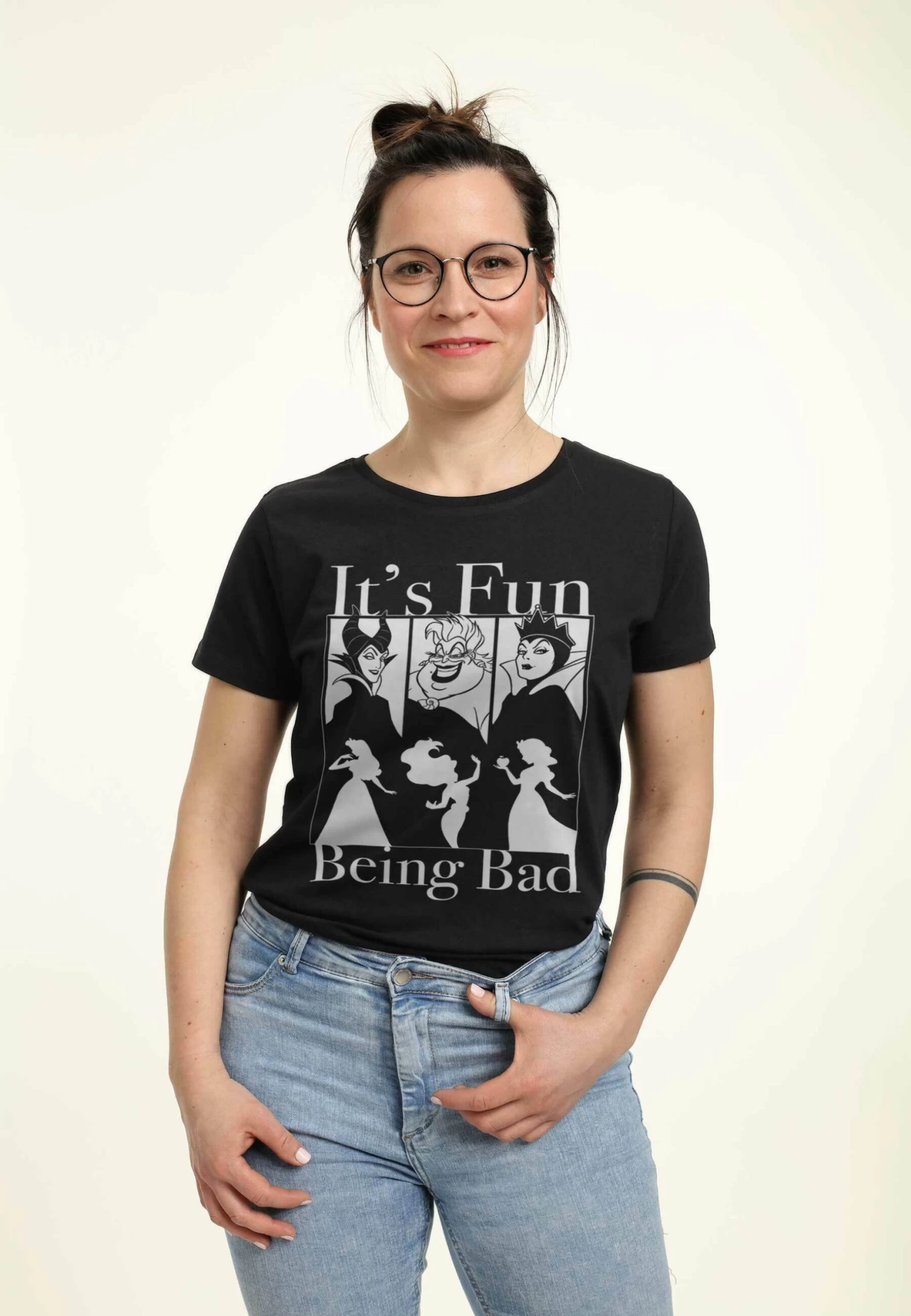 Disney Villains Bad Fun - T-Shirt Print - Black - Afbeelding 4