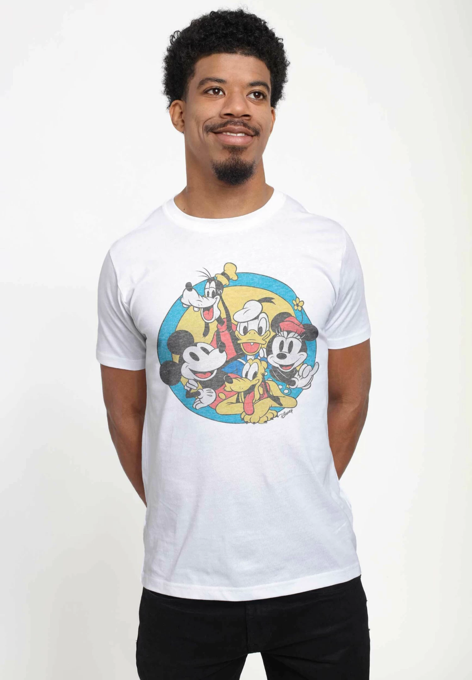 Disney Classic Mickey Original Buddies Unisex - T-Shirt Print - White - Afbeelding 4