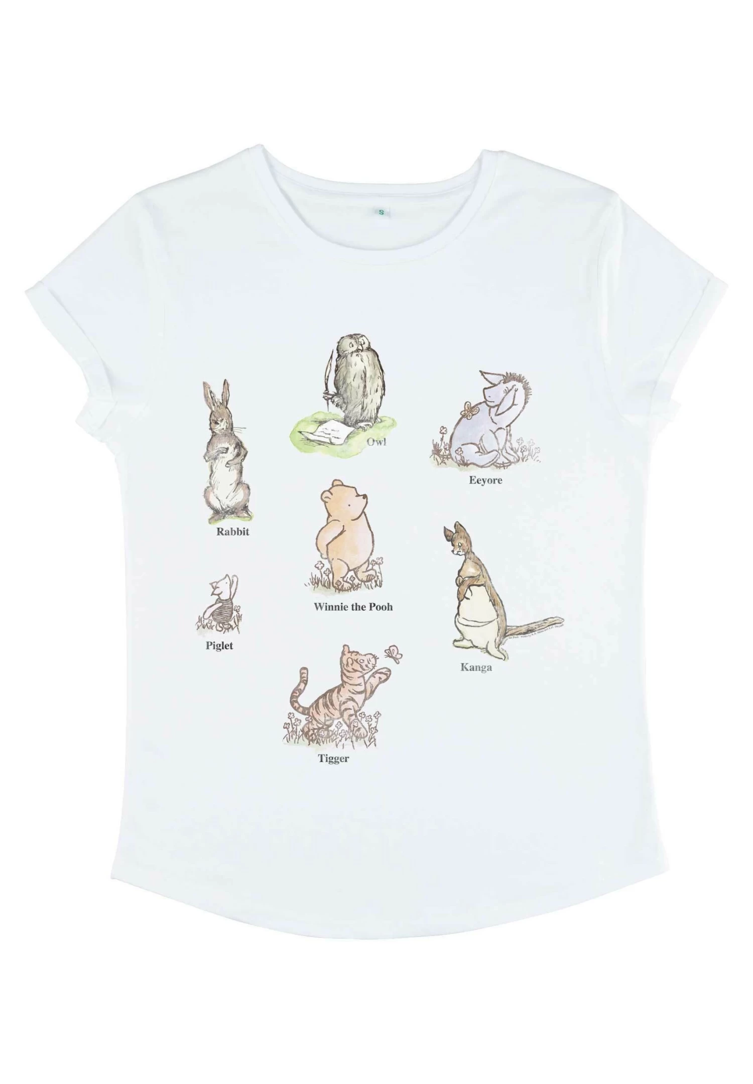 Disney Winnie The Pooh Winnie Poster - T-Shirt Print - White - Afbeelding 5