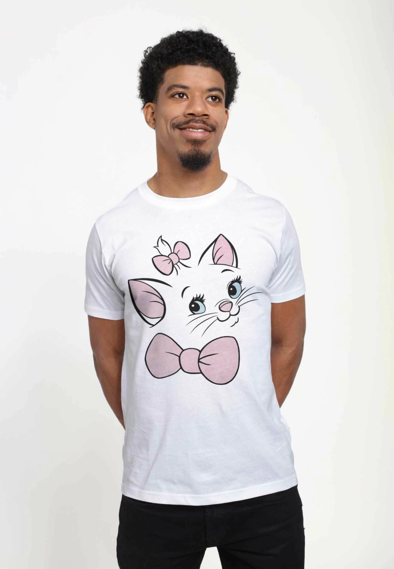 Disney The Aristocats Marie Big Face Unisex - T-Shirt Print - White - Afbeelding 3