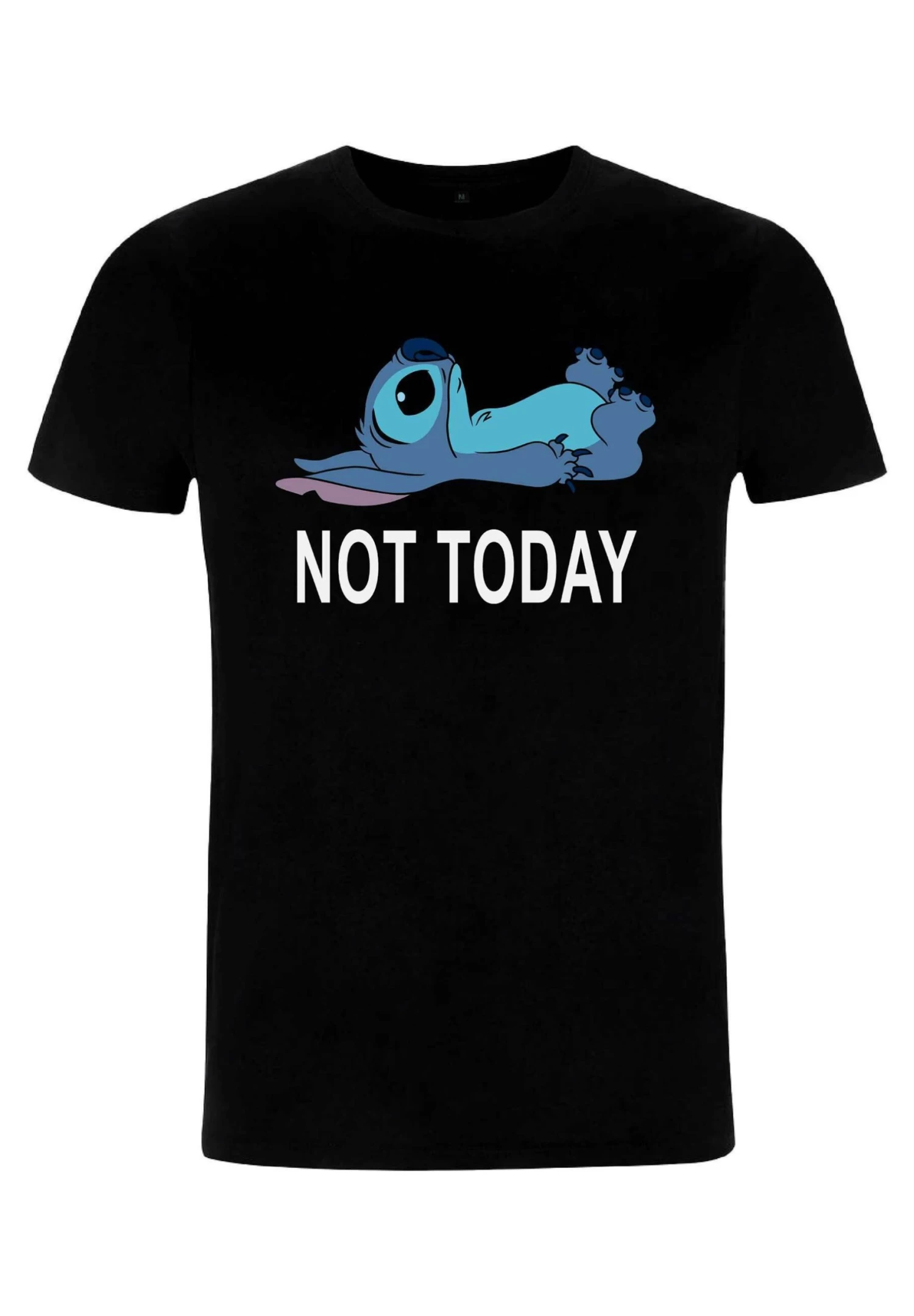 Disney Lilo & Stitch Not Today - T-Shirt Print - Black