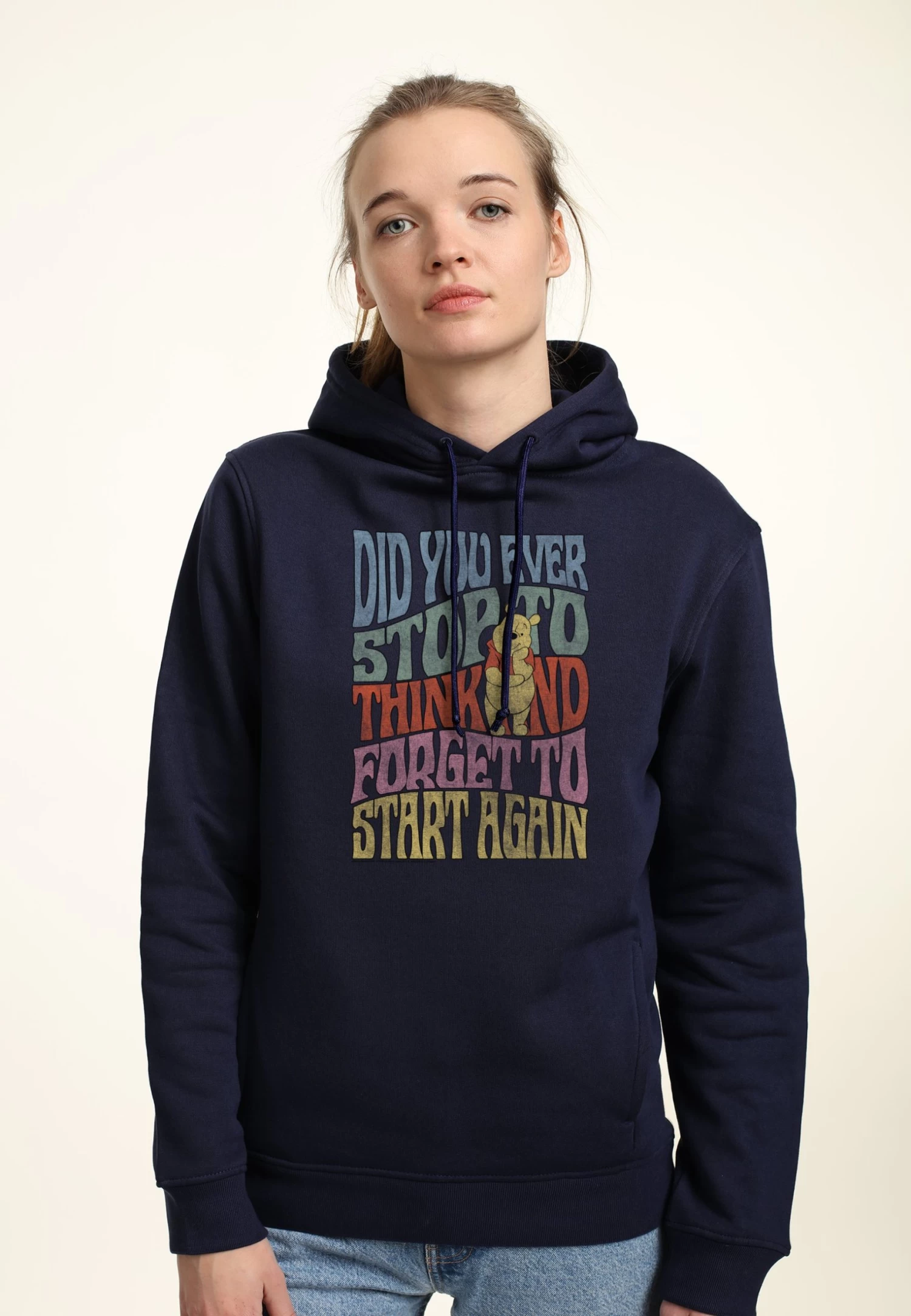 Disney Winnie The Pooh Did You Ever - Sweater - Navy Blue - Afbeelding 3