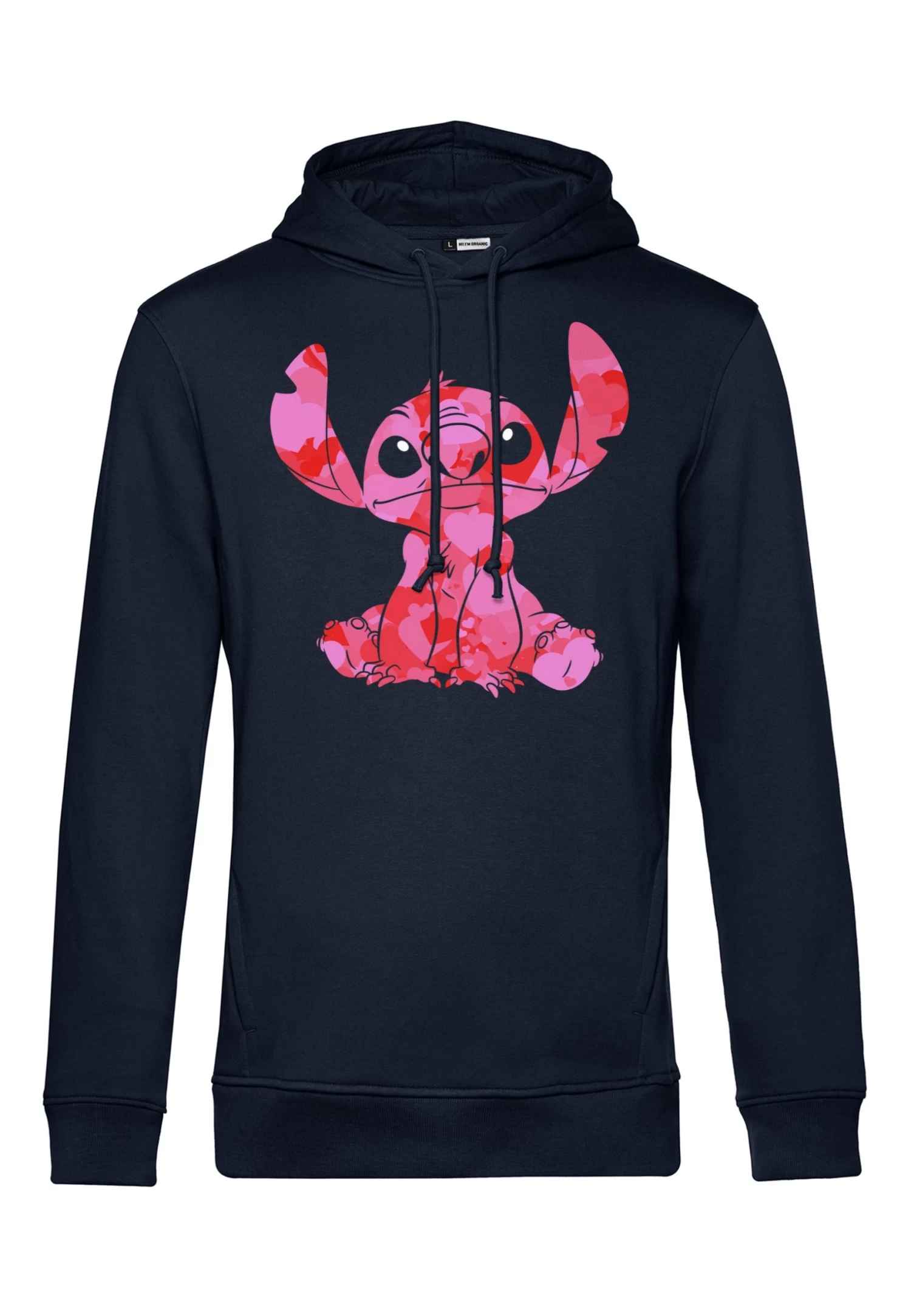 Disney Lilo Stitch Stitch Heart Fill - Hoodie - Navy Blue - Afbeelding 4
