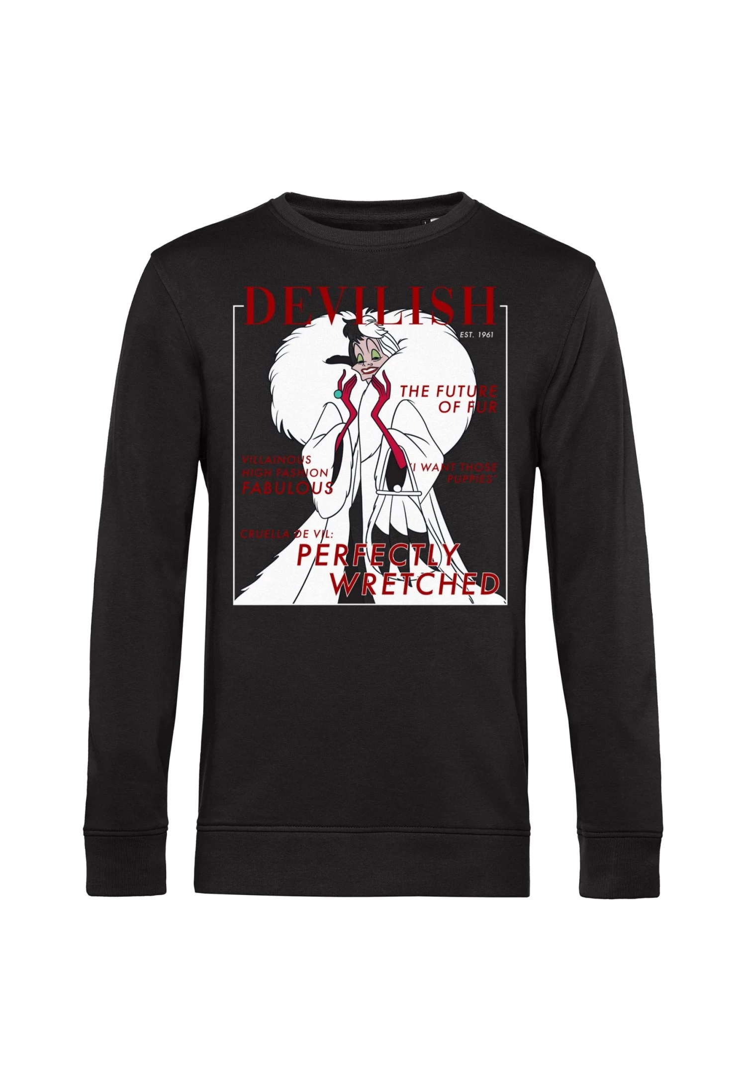 Disney Villains Cruella Vogue - Sweater - Black - Afbeelding 4