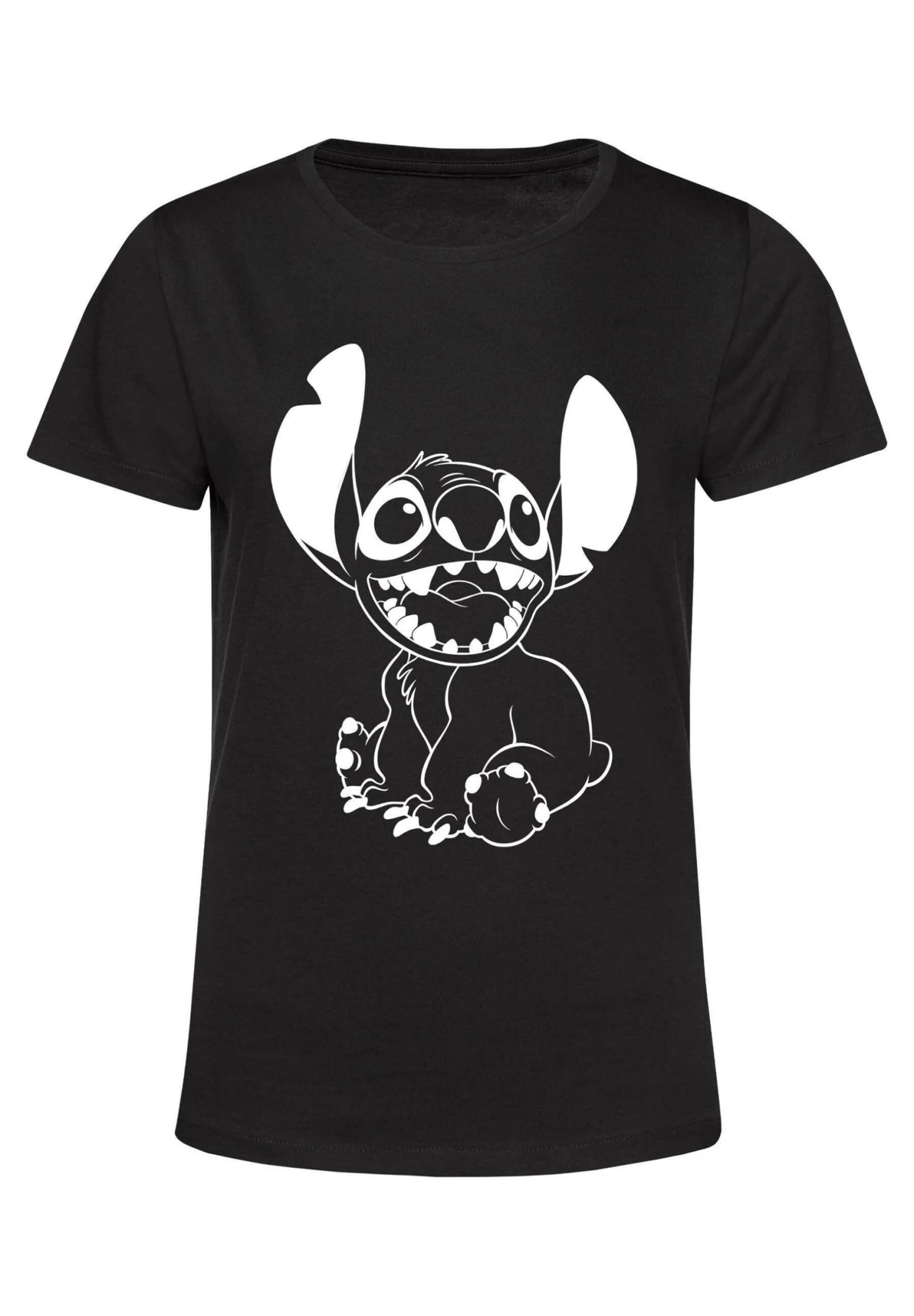 Disney LiloStitch Negative- T-Shirt Print - Black - Afbeelding 5