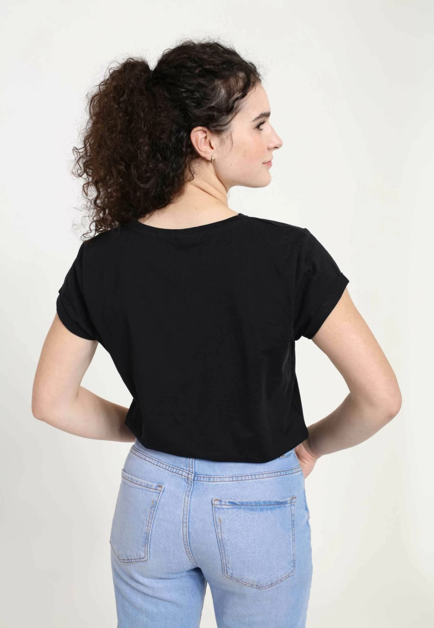 Disney Mickey Classic Daisy Big Face - T-Shirt Print - Black - Afbeelding 2