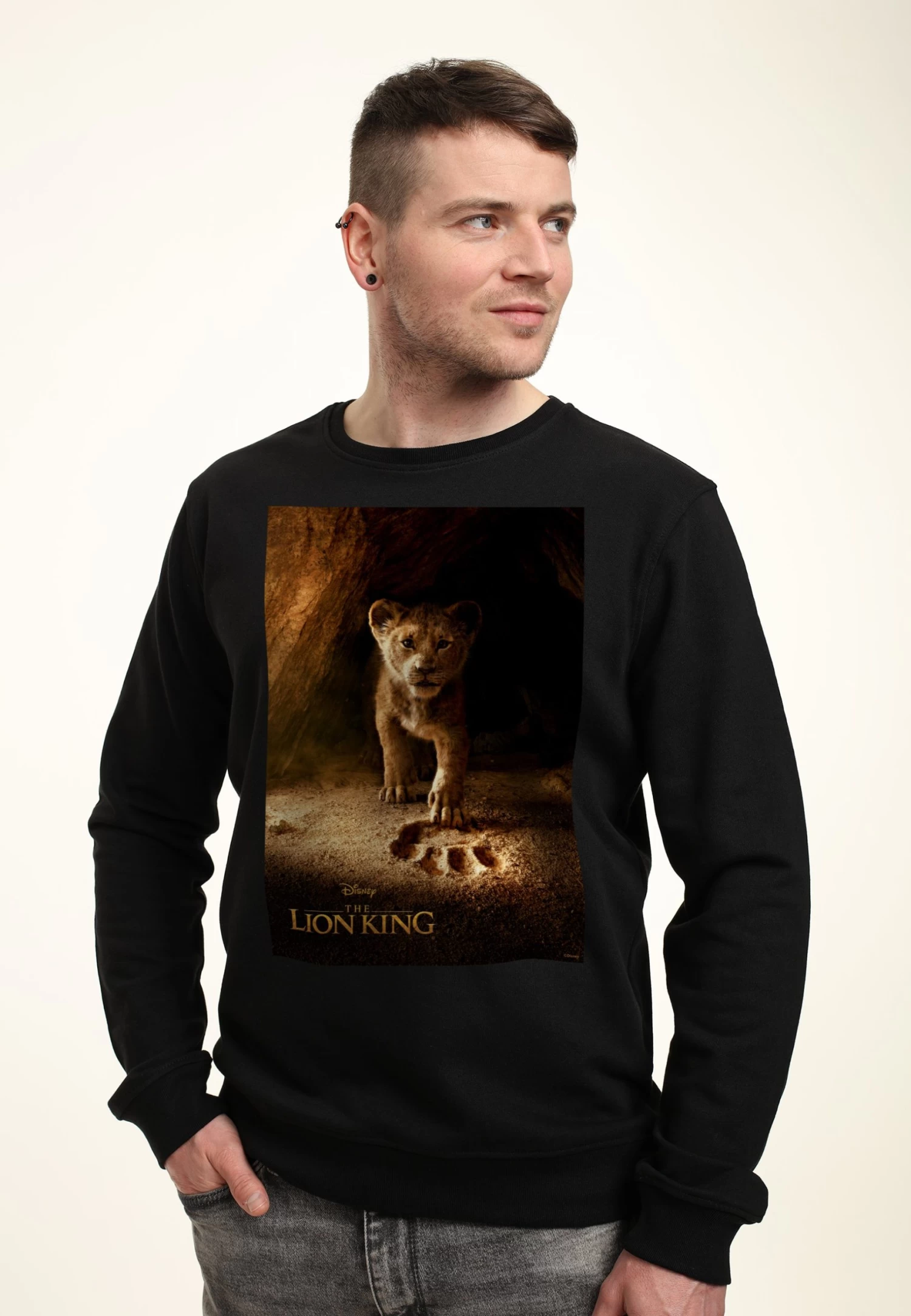 Disney Lion King Simba Poster - Sweater - Black
