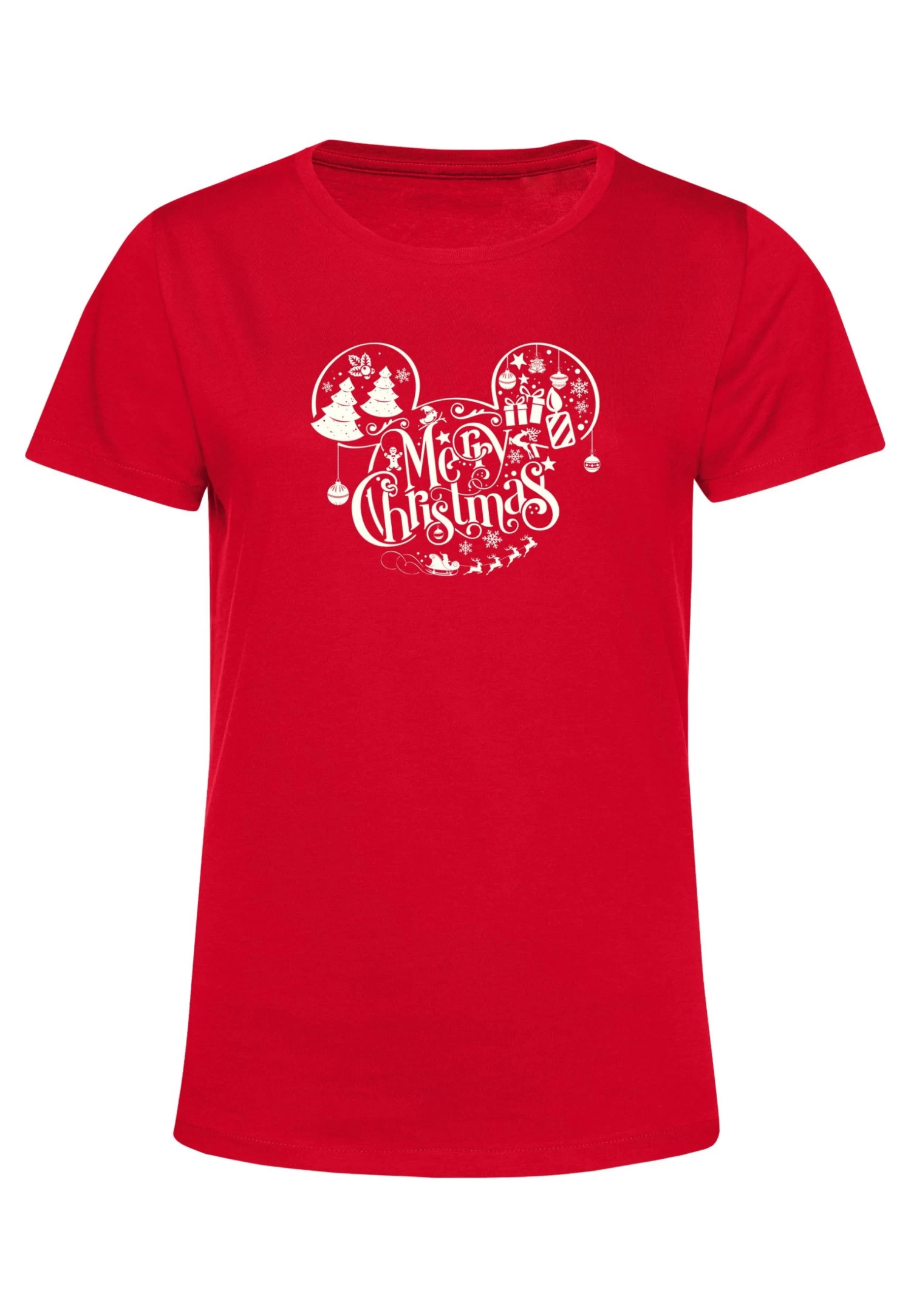 Disney Mickey & Friends Holiday Ears - T-Shirt Print - Red - Afbeelding 5