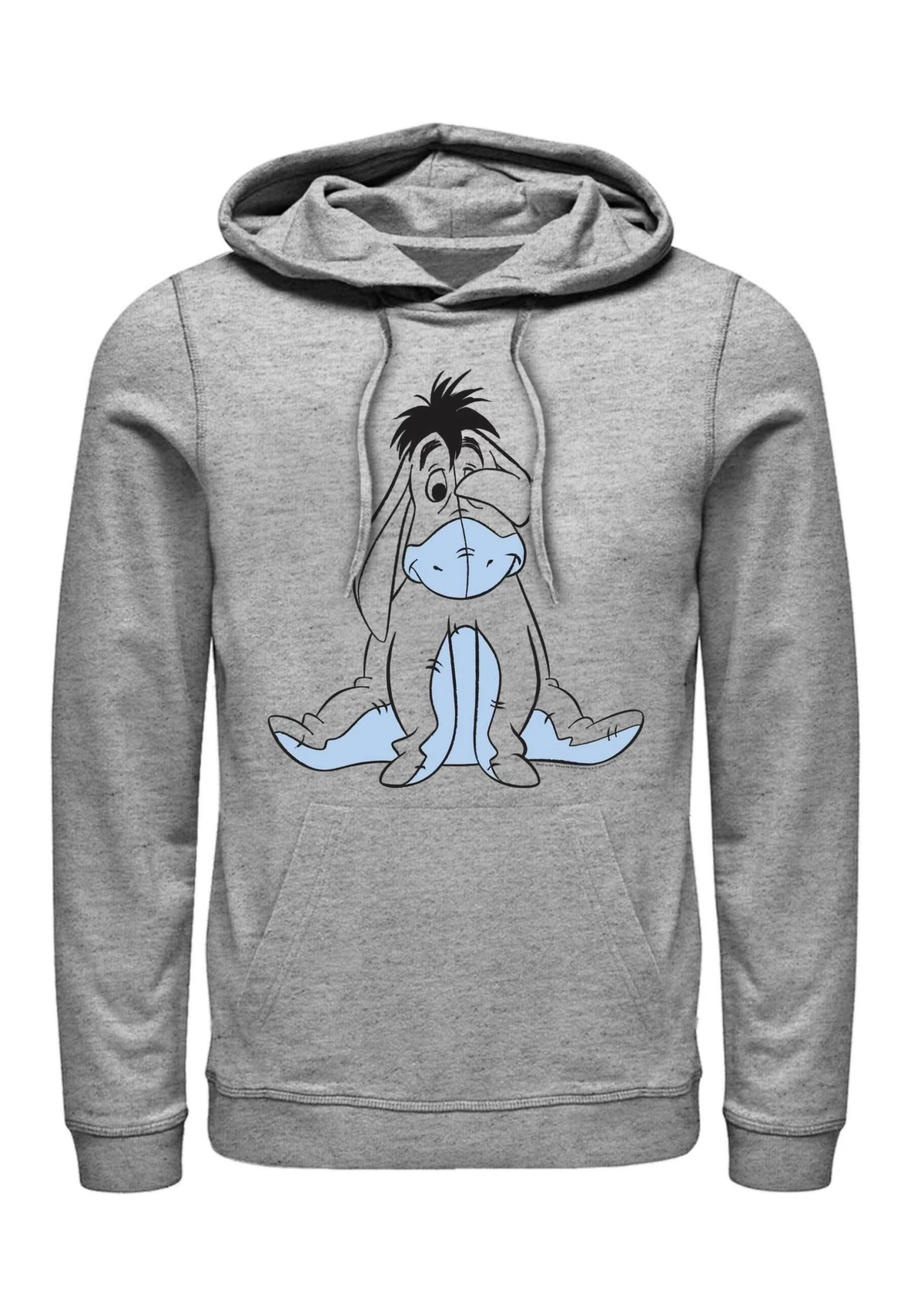 Disney Winnie The Pooh Basic Sketch Eeyore - Hoodie - Melange Grey