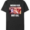 Disney Beauty The Beast Gaston Weird Flex Meme - T-Shirt Print - Black
