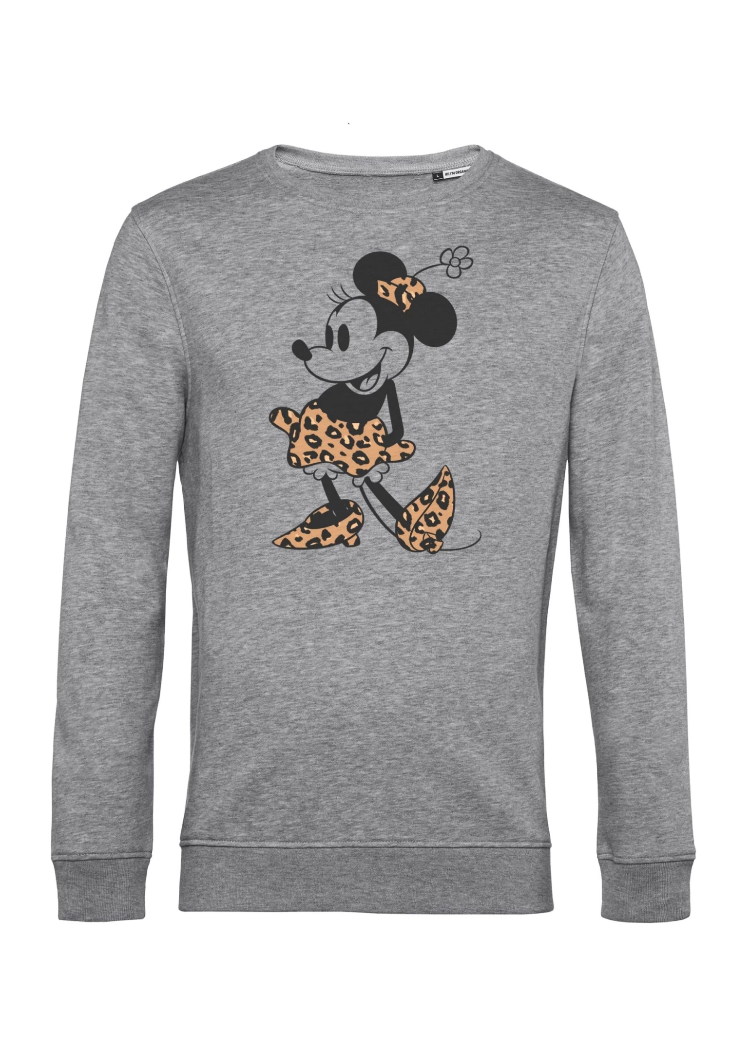 Disney Mickey & Friends Leopard Mouse - Sweater - Heather Grey - Afbeelding 4