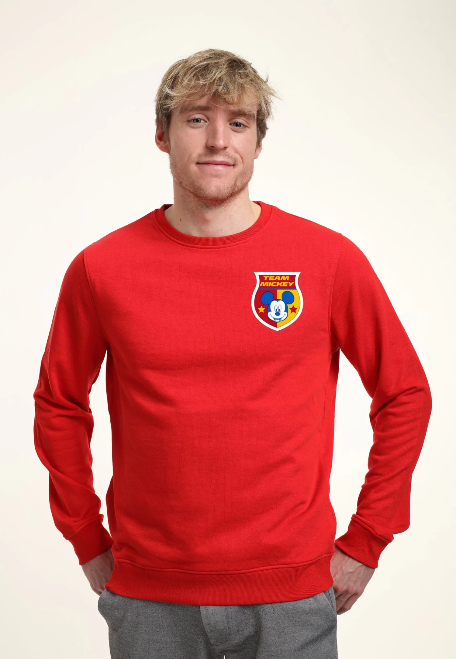 Disney Mickey Classic Spain Badge - Sweater - Red - Afbeelding 3