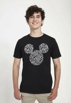 Disney Classic Mickey Mickey Icons Fill Unisex - T-Shirt Print - Black