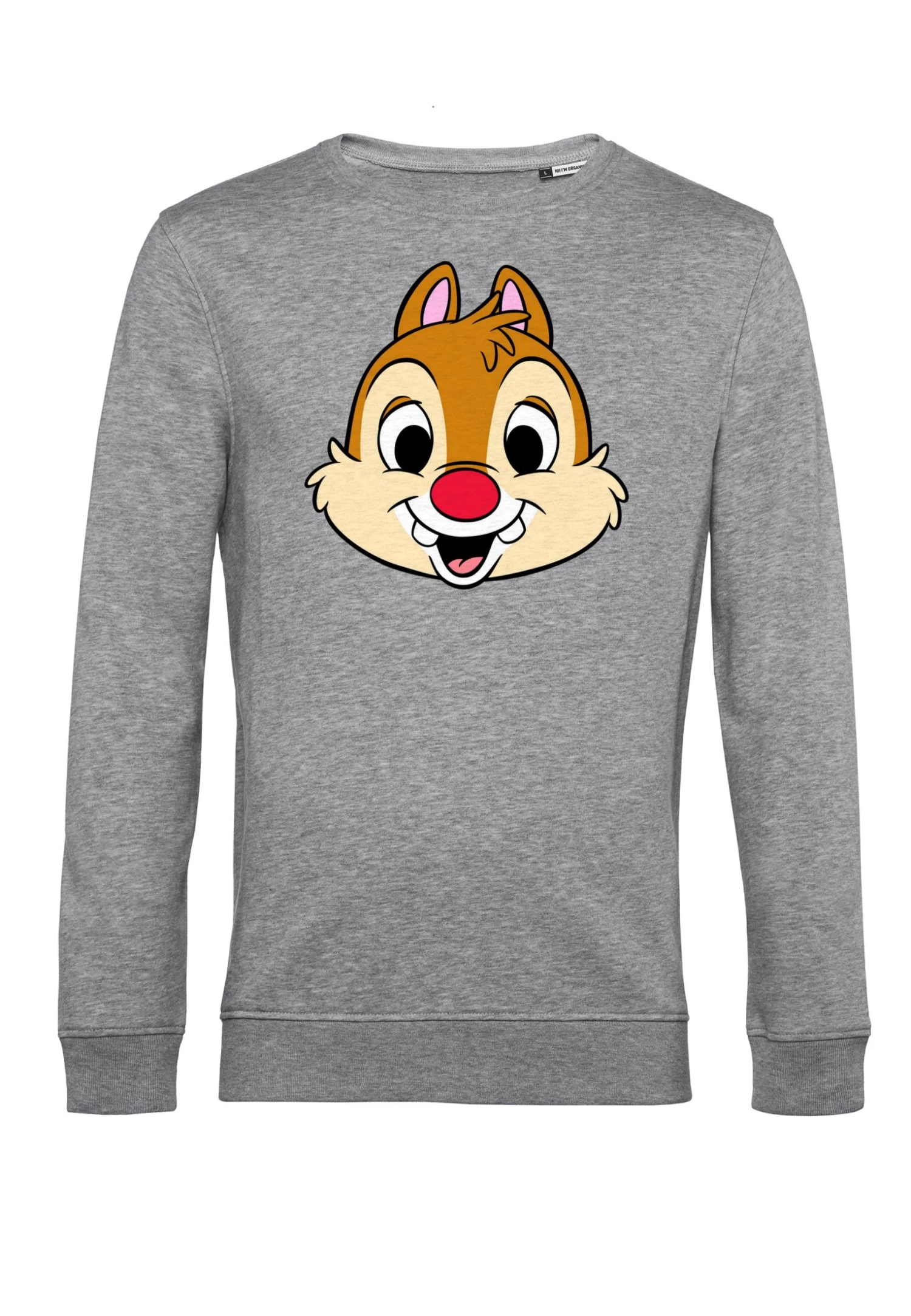 Disney Mickey & Friends Dale Big Face - Sweater - Heather Grey - Afbeelding 4