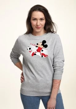 Disney Classic Mickey Canada Kick - Sweater - Heather Grey