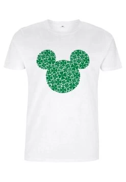 Disney Classic Mickey Clover Fill - T-Shirt Print - White