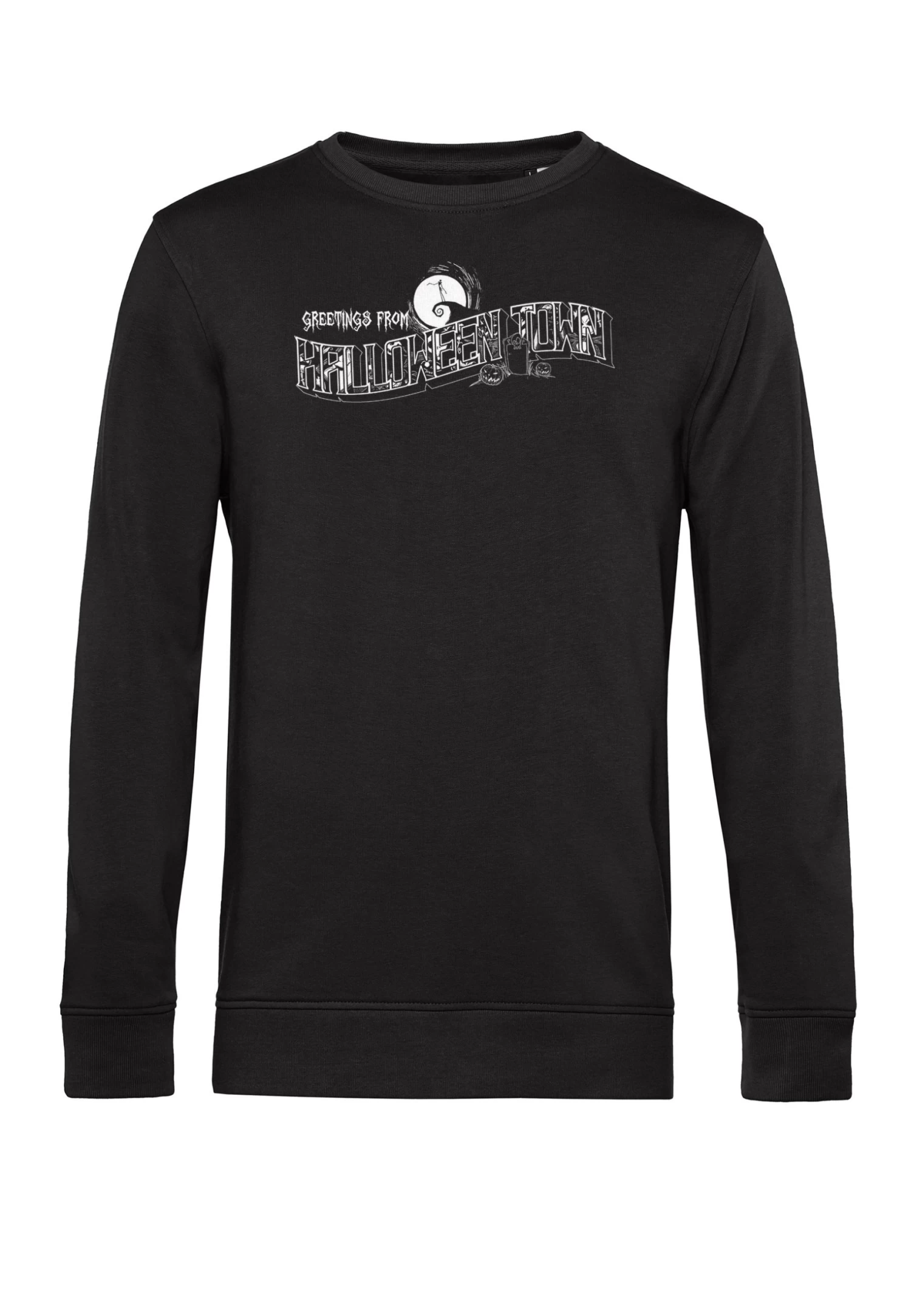 Disney Nightmare Before Christmas Greetings Halloween Town - Sweater - Black - Afbeelding 4