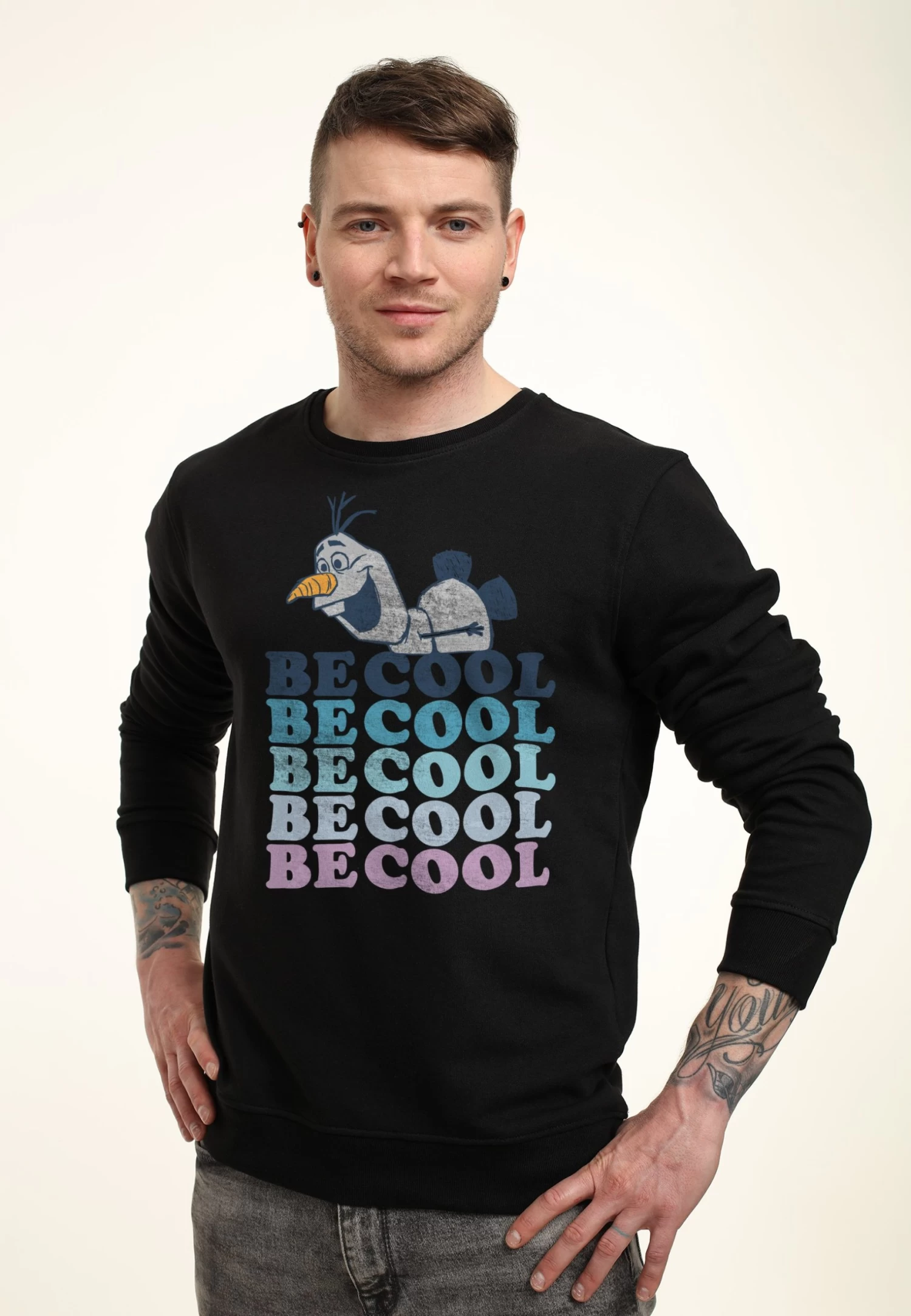 Disney Frozen 2 Olaf Be Cool - Sweater - Black - Afbeelding 3