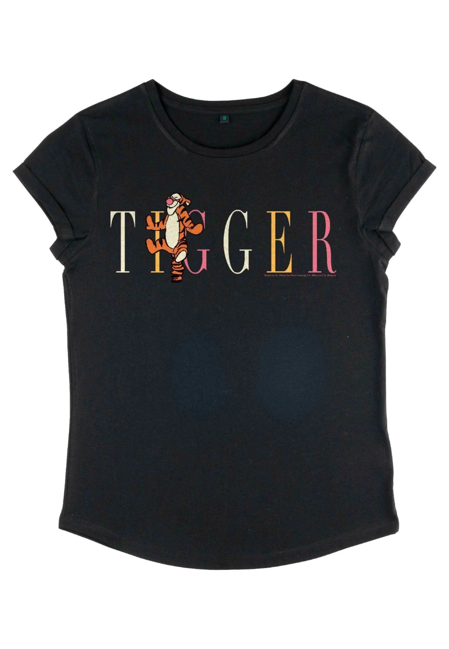 Disney Winnie The Pooh Tigger Fashion - T-Shirt Print - Black - Afbeelding 4