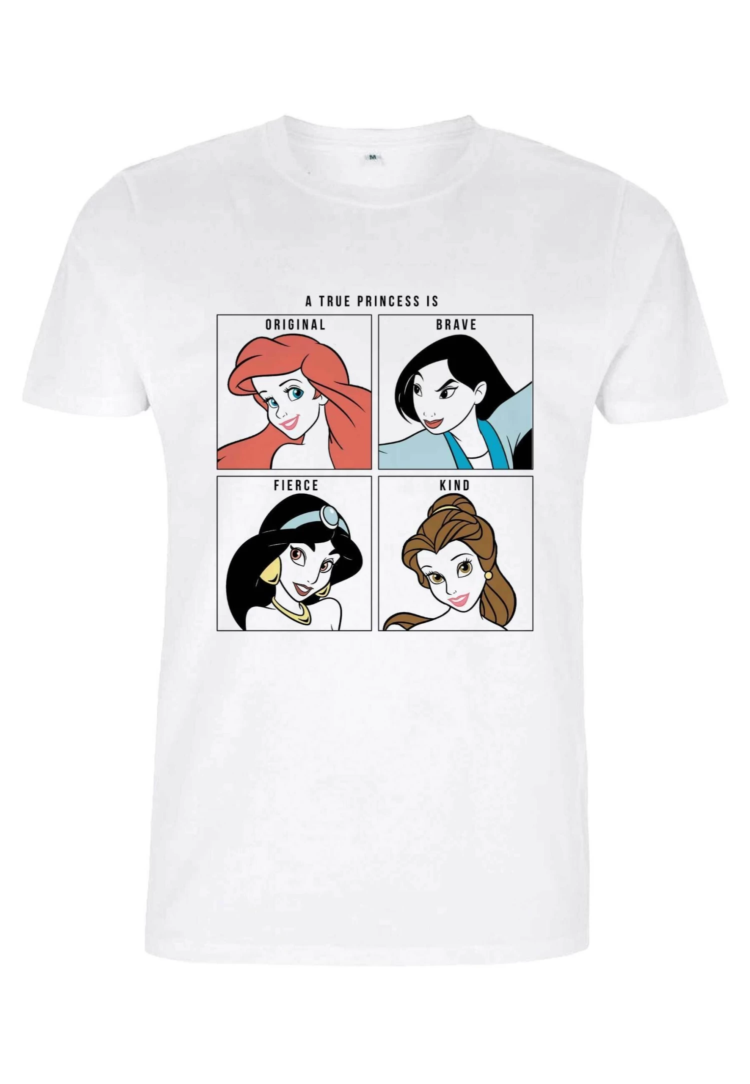 Disney Princesses Portrait Power - T-Shirt Print - White