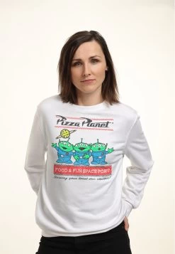 Disney Toy Story 1-3 Pizza Planet Surf - Sweater - White